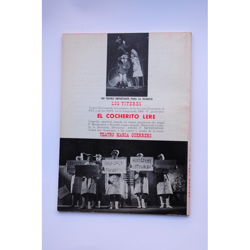 Primer Acto : revista del teatro. Nº 81, 1967