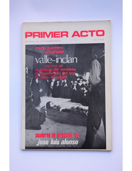 Primer Acto : revista del teatro. Nº 82, 1967