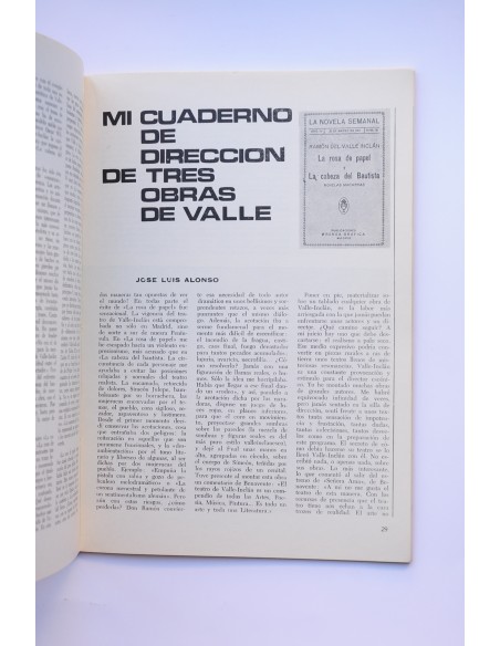 Primer Acto : revista del teatro. Nº 82, 1967