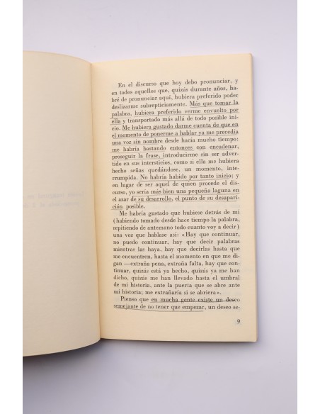 El orden del discurso