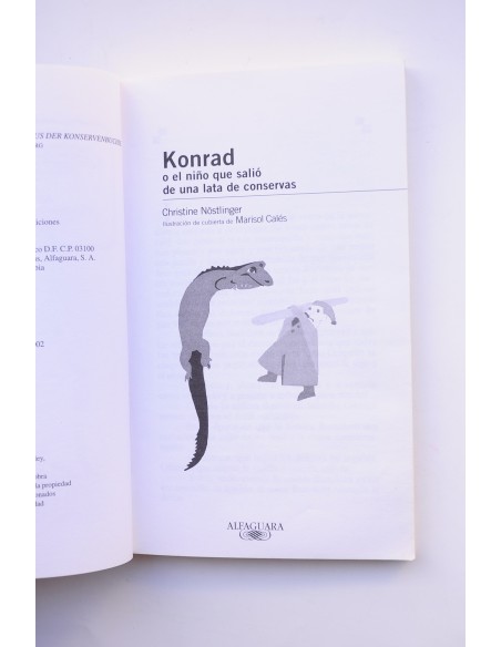 Konrad o el  niño que salió de una lata de conservas