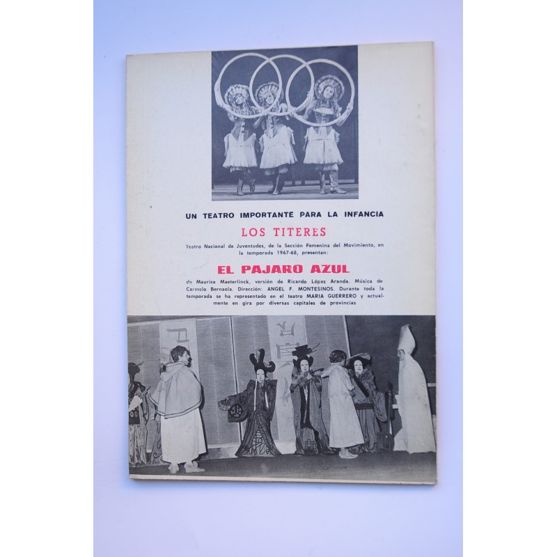 Primer Acto : revista del teatro. Nº 96, 1968