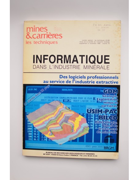 Informatique dans l'industrie minérale