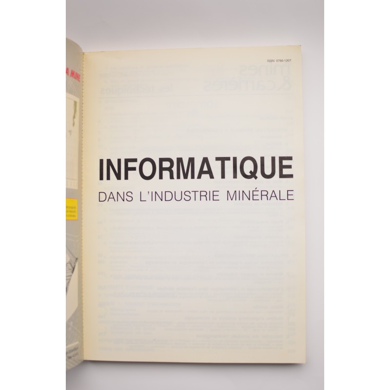 Informatique dans l'industrie minérale