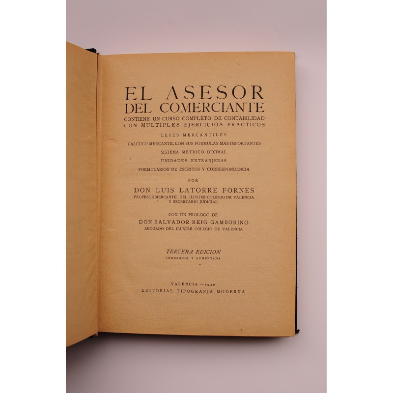 El asesor del comerciante