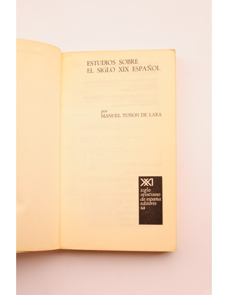 Estudios sobre el siglo XIX español
