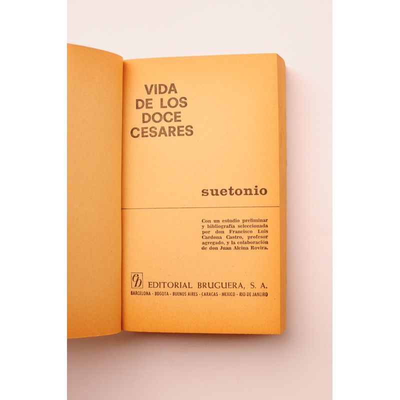 La vida de los doce Césares