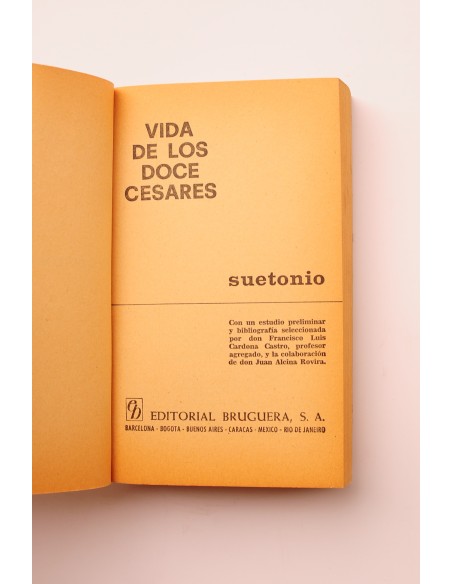 La vida de los doce Césares