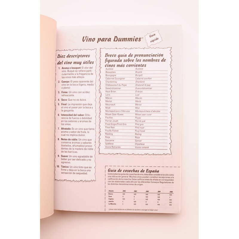 Vino para dummies