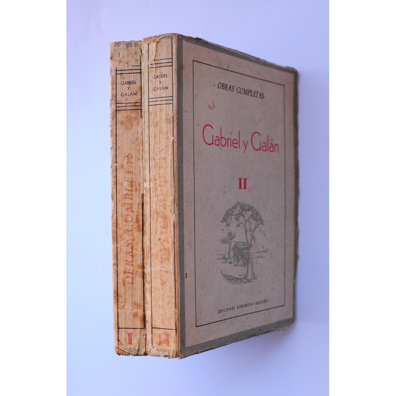 Gabriel y Galán. Obras completas. Vol. I. y II. Poesía