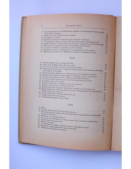 La política europea desde 1933 a 1938 reflejada en los documentos de Praga