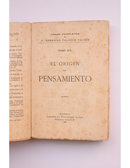 El origen del pensamiento