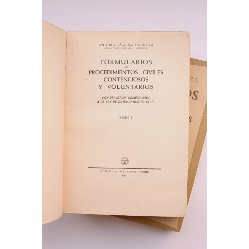 Formularios de procedimientos civiles...
