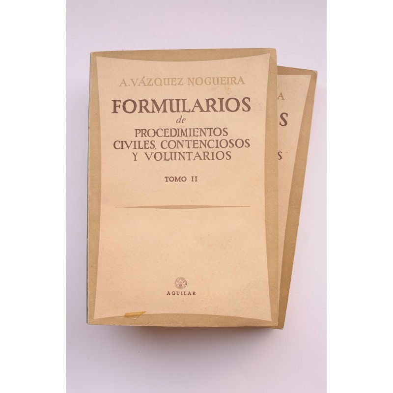 Formularios de procedimientos civiles...