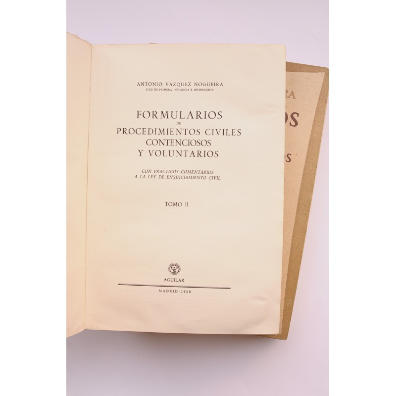 Formularios de procedimientos civiles...