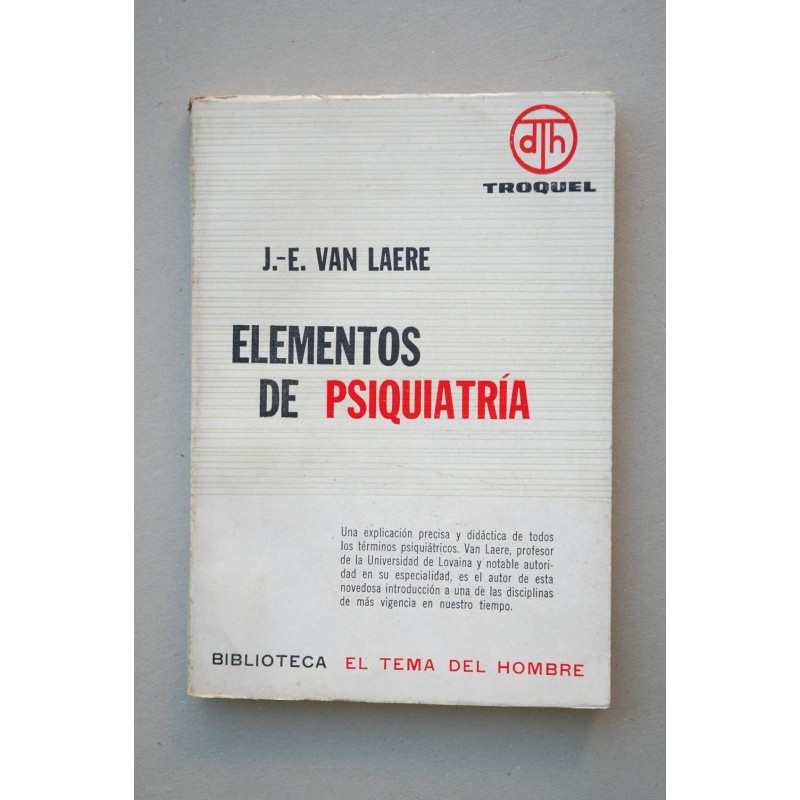 Elementos de psiquiatría