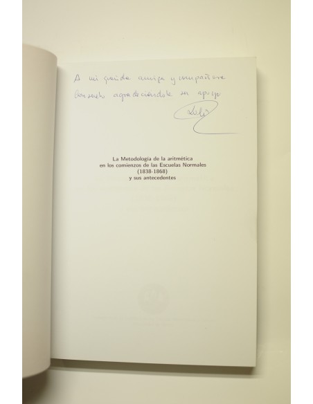 La metodología de la aritmética en los comienzos de las Escuelas Normales (1838 - 1868) y sus antecedentes