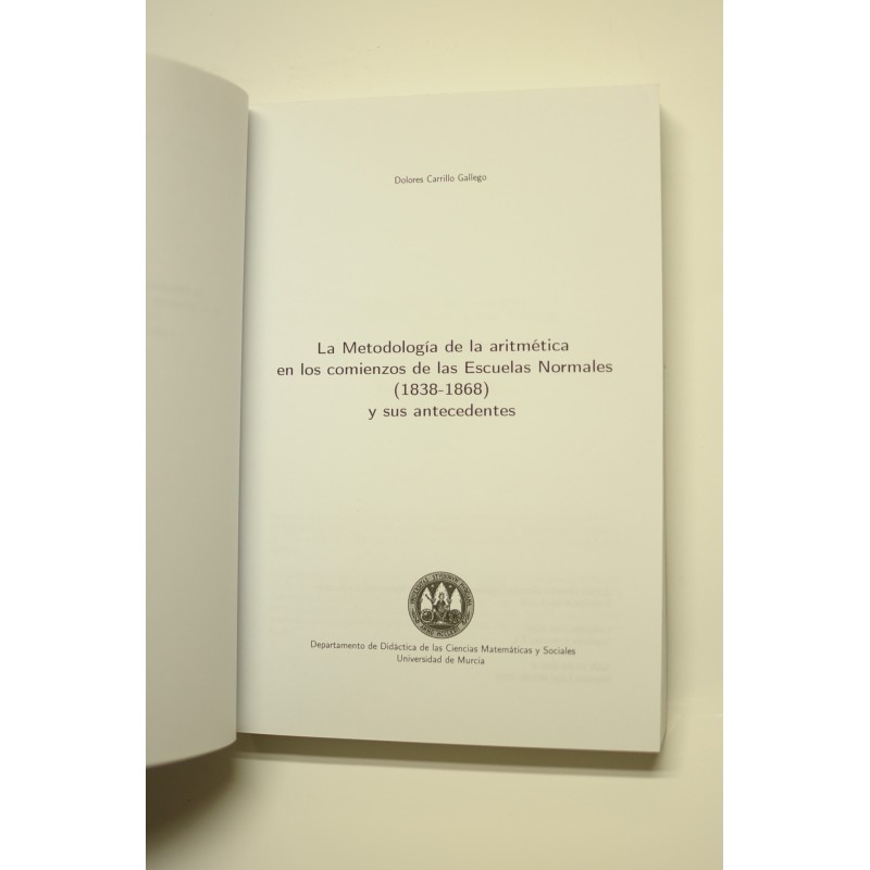 La metodología de la aritmética en los...