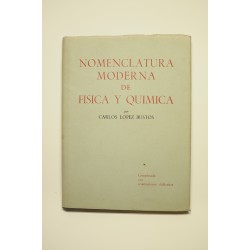 Nomenclatura moderna de física y química