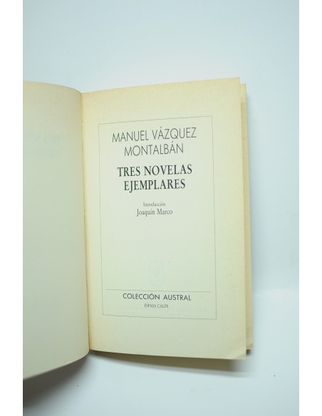 Tres novelas ejemplares