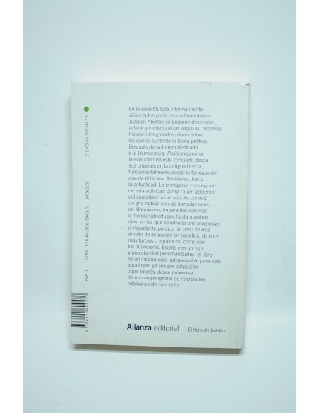Política. Conceptos políticos fundamentales