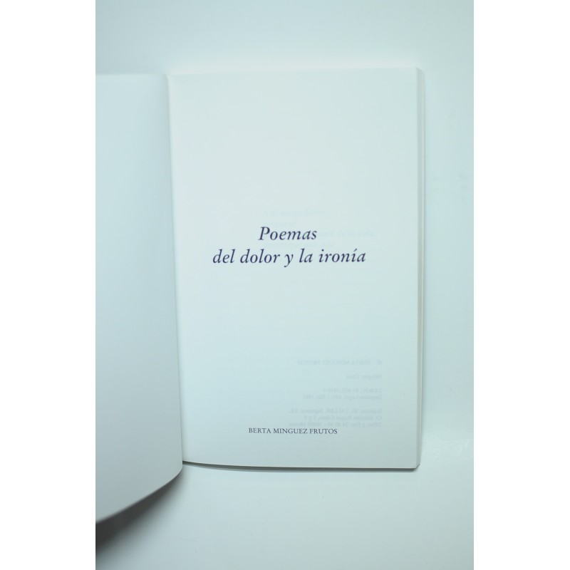 Poemas del dolor y la ironía