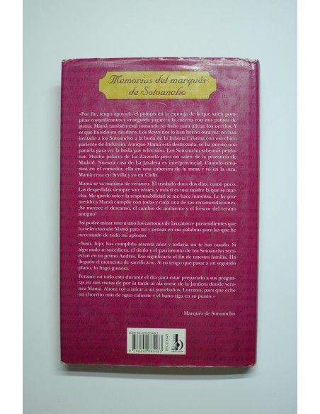 Memorias del Marqués de Sotoancho. La albariza de los juncos I
