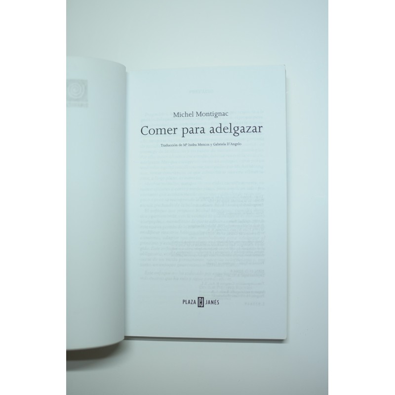 Comer para adelgazar