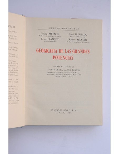 Geografía de las grandes potencias