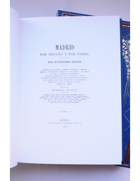 Madrid por dentro y por fuera. Guía de forasteros incáutos