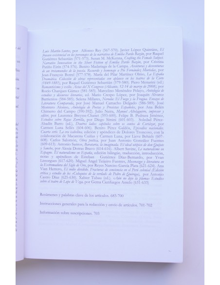 Boletín de la Biblioteca de Menéndez Pelayo. Año LXXXV, enero - diciembre 2009
