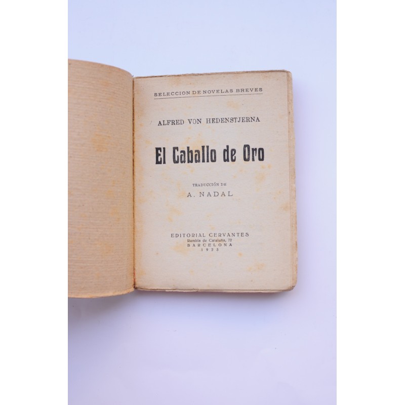 El caballo de oro