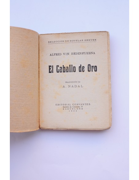 El caballo de oro
