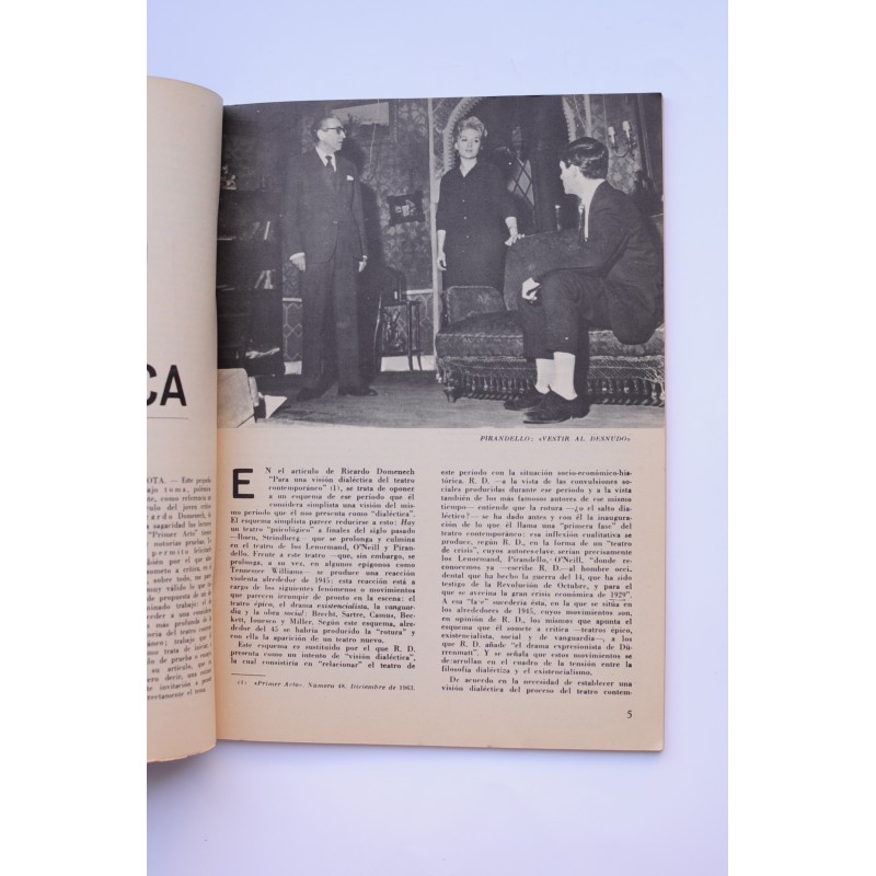 Primer Acto : revista del teatro. Nº 55, 1964