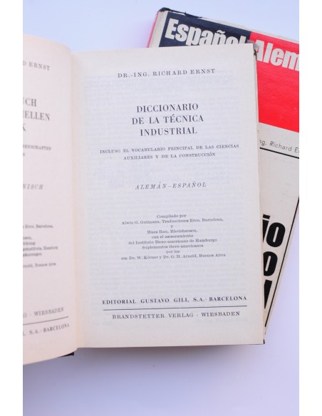 Diccionario de la técnica industrial. Alemán-español , español-alemán