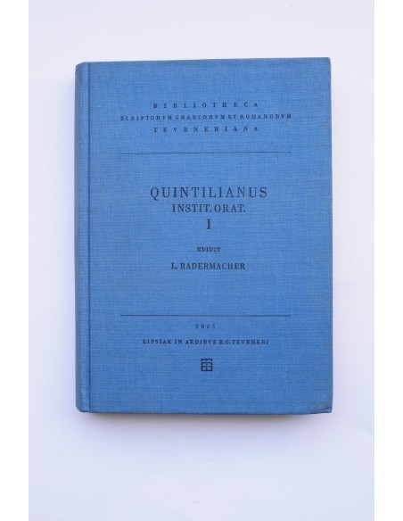 Institutionis Oratoriae. Libro XII