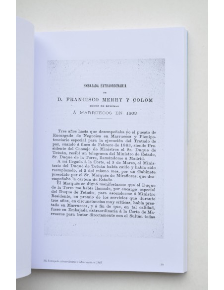 Diario del viaje y Misión Diplomática de Francisco Merry y Colom a Marraquech en 1863