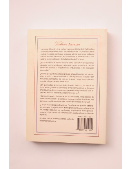 Entre el ocio y el negocio, Industria editorial y literatura en la España de los 90 