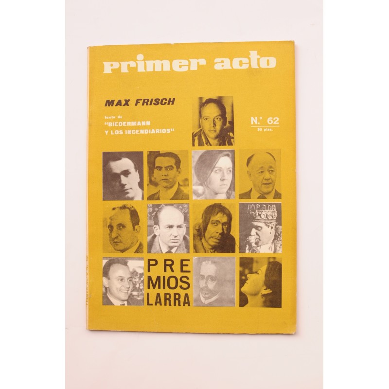 Primer Acto : revista del teatro. Nº 62, 1965