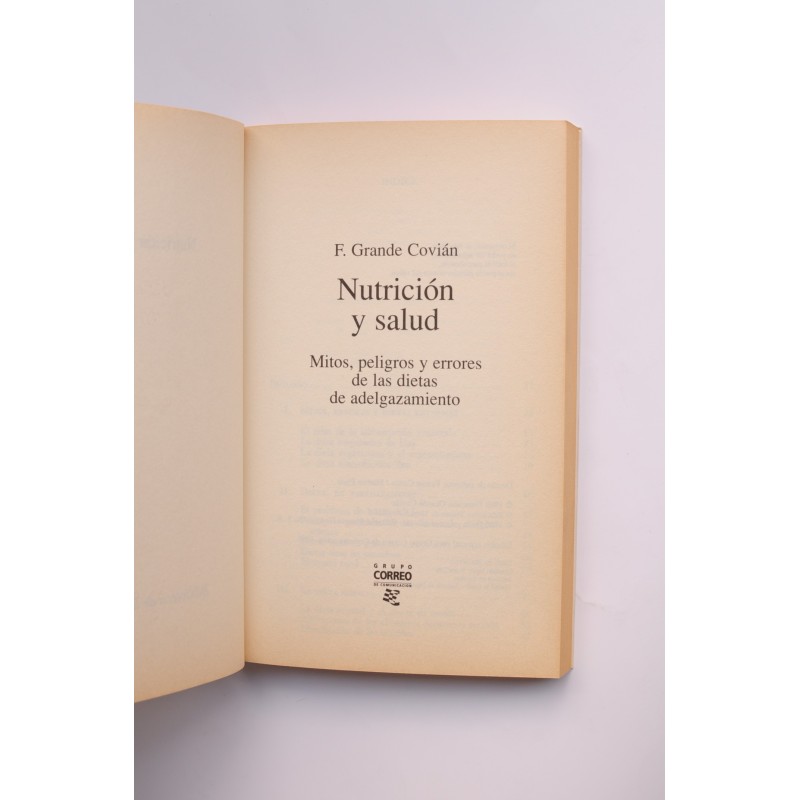 Nutrición y salud : mitos, peligros y errores...
