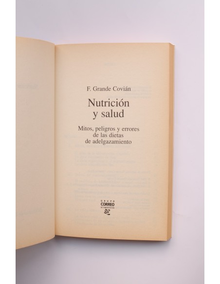 Nutrición y salud : mitos, peligros y errores de las dietas de adelgazamiento