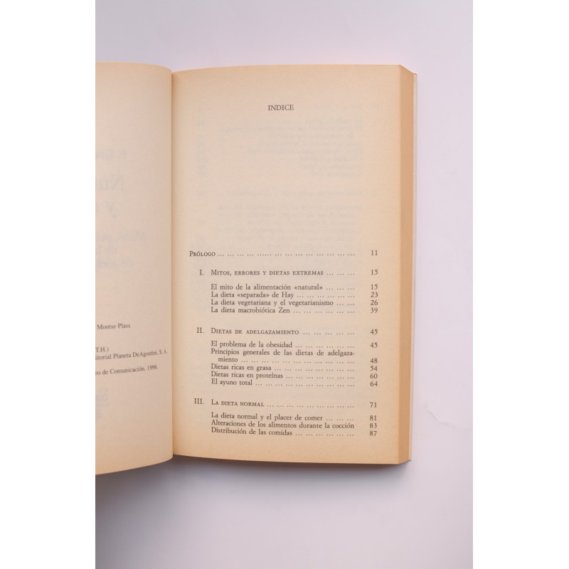 Nutrición y salud : mitos, peligros y errores...