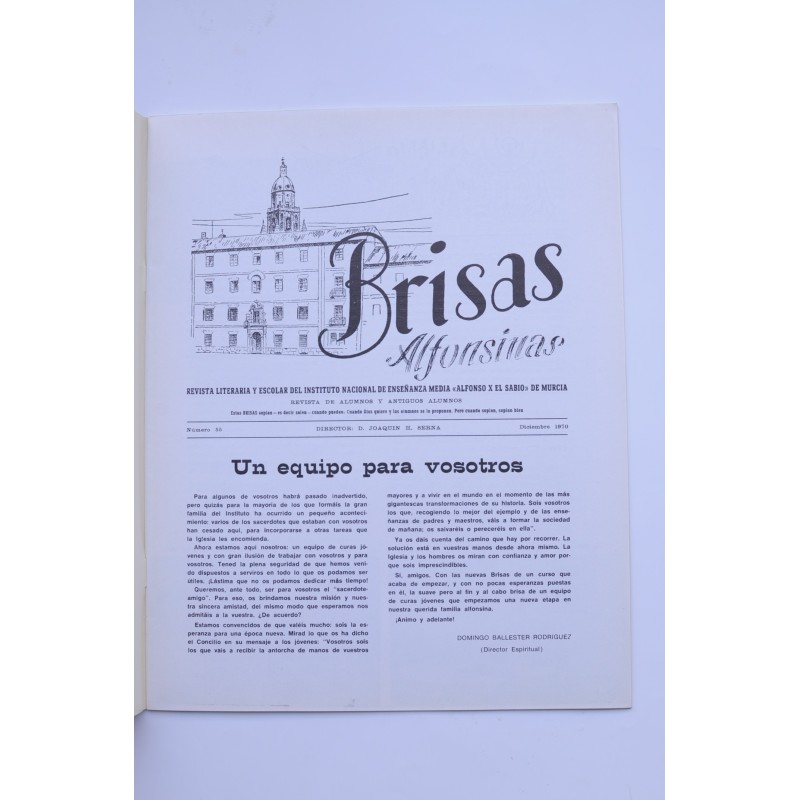 Brisas Alfonsinas, nº 55, Diciembre 1970