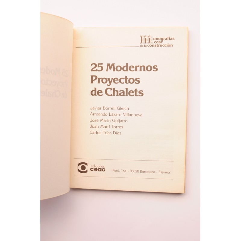 25 modernos proyectos de chalets