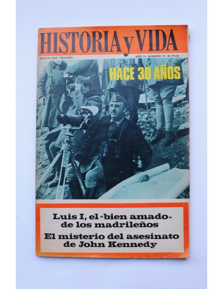 Historia y vida : revista mensual.  Año III Nº 13 (abril 1969)
