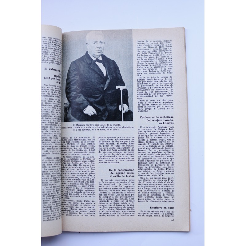 Historia y vida : revista mensual.  Año III Nº...
