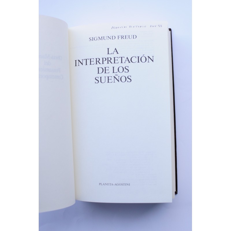 La interpretación de los sueños