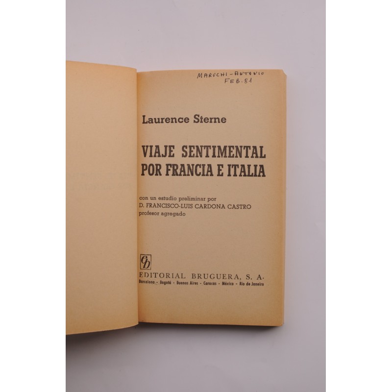 Viaje sentimental