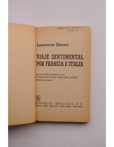 Viaje sentimental