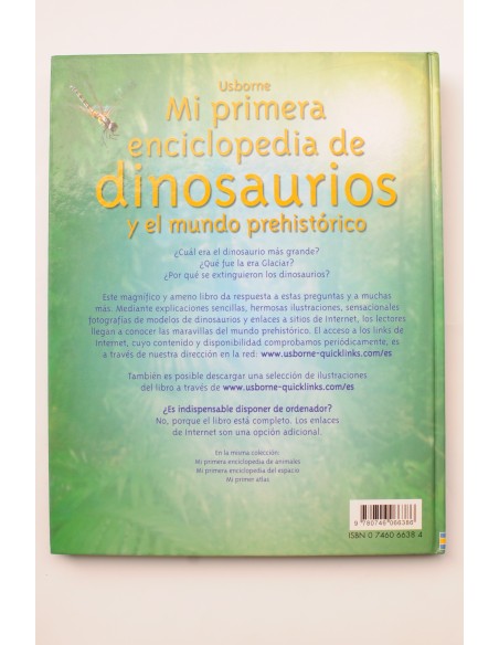 Mi primera enciclopedia de dinosaurios y el mundo prehistórico